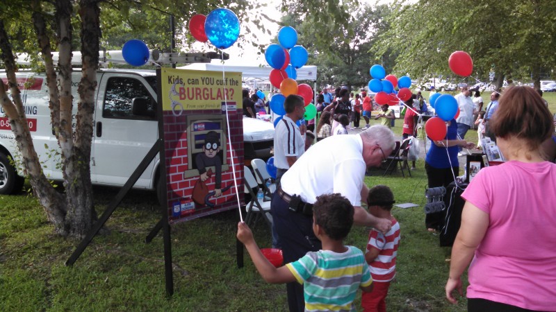 We were so glad to see our friends, neighbors and customers  at this year's National Night Out celebration at beautiful Salisbury City Park.