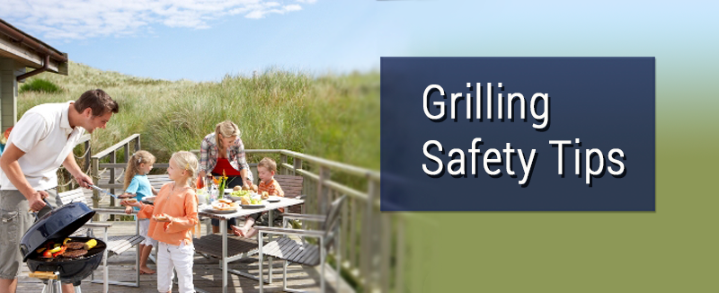 As the weather warms, many of us are anxious to get out the grill. Remember that fire can be a very destructive force and it's important to be careful. Here are some important tips to keep your family safe around the grill.