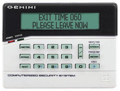Home Security with Napco Gemini Panel
